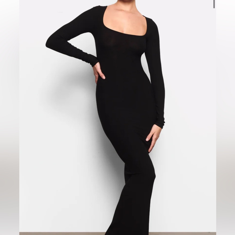 Skims soft lounge long sleeve dress